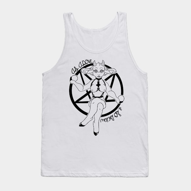 Beautiful Baphomet Tank Top by MistDecay